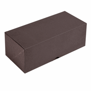 BOÎTES PATISSERIES SANS FENÊTRE 'THEPACK' 250 G/M2 30x13x11 CM CHOCOLAT CARTON ONDULÉ NANO-MICRO (100 UNITÉ)