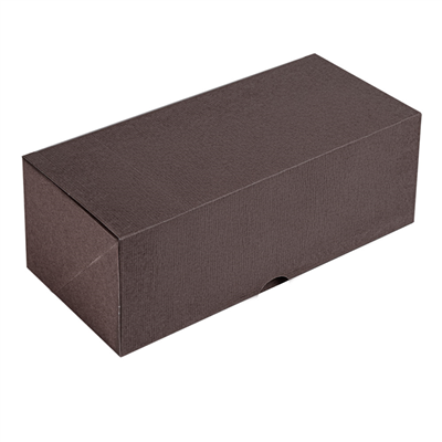 BOÎTES PATISSERIES SANS FENÊTRE 'THEPACK' 250 G/M2 30x13x11 CM CHOCOLAT CARTON ONDULÉ NANO-MICRO (100 UNITÉ)
