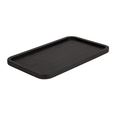 PLATEAU COCKTAIL  20,5x12,5x1 CM NOIR BAMBOU (1 UNITÉ) – Image 2