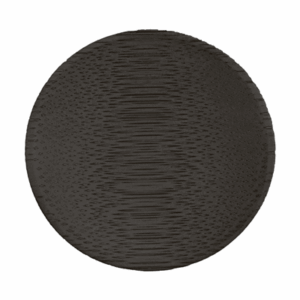 MINI ASSIETTES RONDES  Ø 6x1 CM NOIR BAMBOU (12 UNITÉ)