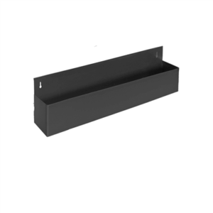 ÉTAGÈRE BAR POUR 6 BOUTEILLES   56x11,5x10,2 CM NOIR MAT INOX (1 UNITÉ)