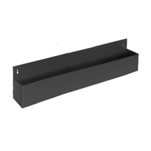 ÉTAGÈRE BAR POUR 8 BOUTEILLES   82x12x10 CM NOIR MAT INOX (1 UNITÉ)