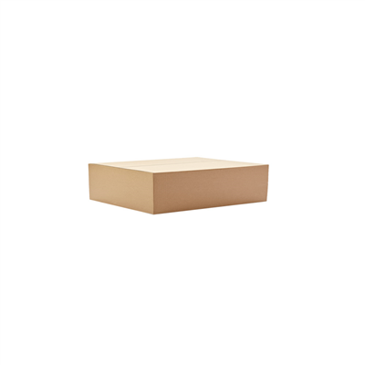 BOÎTES EN CANAL SIMPLE  561 G/M2 31x22x10 CM NATUREL CARTON (20 UNITÉ)