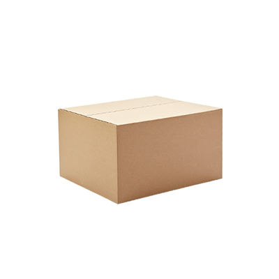 BOÎTES EN CANAL SIMPLE  561 G/M2 37,5x26,5x28 CM NATUREL CARTON (20 UNITÉ)