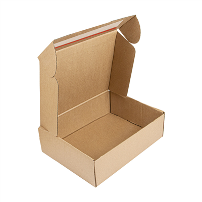 BOÎTE AVEC FERMETURE ADHÉSIVE E-COMMERCE 561 G/M2 45x32x14 CM NATUREL CARTON (20 UNITÉ)