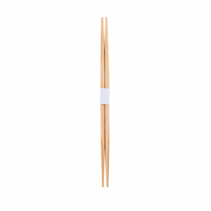 BAGUETTES JAPONAIS PREM. DOUBLE POINTE   24 CM NATUREL BAMBOU (100 UNITÉ)