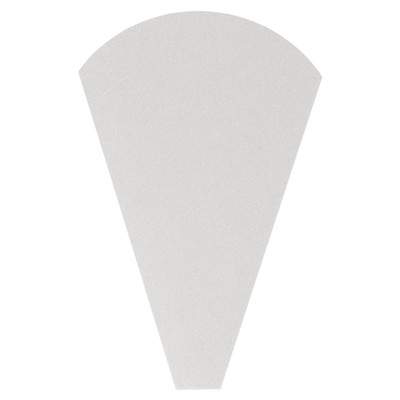 CÔNES CRÊPES 'THEPACK' 220 G/M2 12x2,5x19 CM BLANC CARTON ONDULÉ NANO-MICRO (2000 UNITÉ)