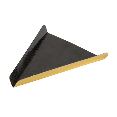 BASES TRIANGULAIRES DOUBLE FACE  500 G/M2 12x15x15 CM OR/NOIR CARTON (200 UNITÉ) – Image 2