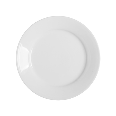 ASSIETTES PLATES 'AKALA'  Ø 30x3,2 CM BLANC PORCELAINE (3 UNITÉ)