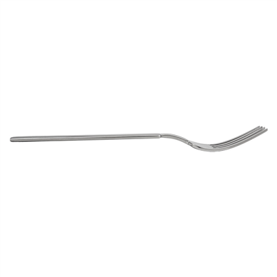 FOURCHETTES 'ESSENZA'  20,5 CM ARGENTE ACIER (12 UNITÉ) – Image 4