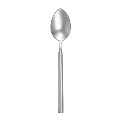 CUILLÈRES À MOKA 'ESSENZA'  10,3 CM ARGENTE ACIER (12 UNITÉ)