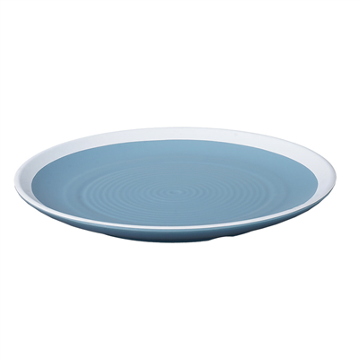 ASSIETTES 'ASAMI WARE'  Ø 25,1x2,8 CM BLEU MÉLAMINE (12 UNITÉ)