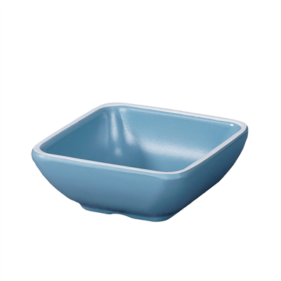 BOLS 'ASAMI WARE'  7,5x7,5x2,9 CM BLEU MÉLAMINE (12 UNITÉ)