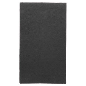 SERVIETTES ECOLABEL P.1/6 'DOUBLE POINT' 18 G/M2 30x40 CM NOIR OUATE (1500 UNITÉ)