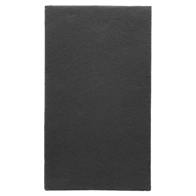 SERVIETTES ECOLABEL P.1/6 'DOUBLE POINT' 18 G/M2 30x40 CM NOIR OUATE (1500 UNITÉ)