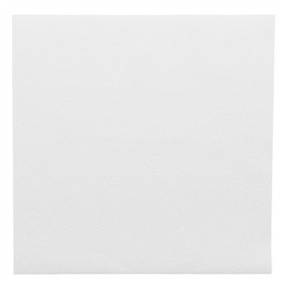 SERVIETTES P. 1/4 55 G/M2 50x50 CM BLANC AIRLAID (400 UNITÉ)