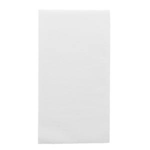 SERVIETTES PLIAGE 1/8 55 G/M2 40x40 CM BLANC AIRLAID (700 UNITÉ)