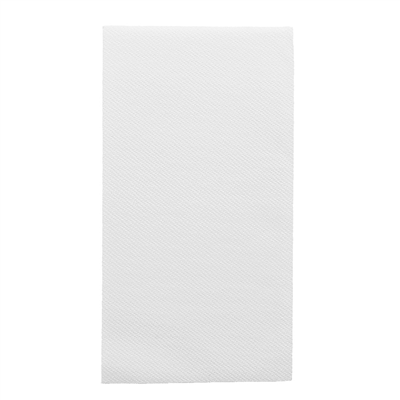 SERVIETTES PLIAGE 1/8 55 G/M2 40x40 CM BLANC AIRLAID (700 UNITÉ)
