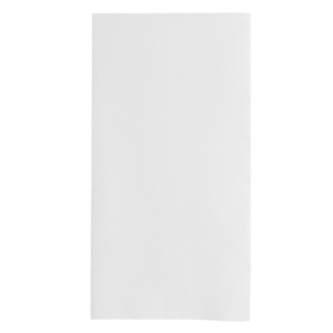 SERVIETTES P. 1/8 55 G/M2 50x50 CM BLANC AIRLAID (400 UNITÉ)