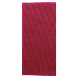 SERVIETTES PLIAGE 1/8 55 G/M2 40x40 CM BORDEAUX AIRLAID (700 UNITÉ)