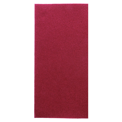 SERVIETTES PLIAGE 1/8 55 G/M2 40x40 CM BORDEAUX AIRLAID (700 UNITÉ)