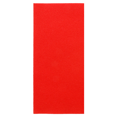 SERVIETTES PLIAGE 1/8 55 G/M2 40x40 CM ROUGE AIRLAID (700 UNITÉ)