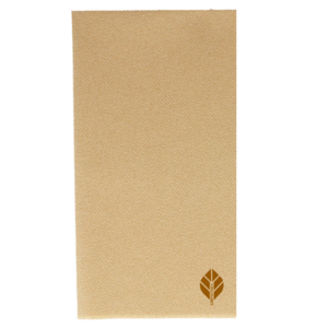 SERVIETTES P. 1/8 55 G/M2 40x40 CM NATUREL AIRLAID (700 UNITÉ)