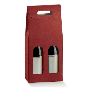 30 U. CARTONS 2 BOUTEILLES 18x9x38,5 CM BORDEAUX CARTON (1 UNITÉ)