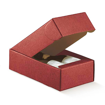 30 U. COFFRETS 2 BOUTEILLES   34x18,5x9 CM BORDEAUX CARTON (1 UNITÉ)
