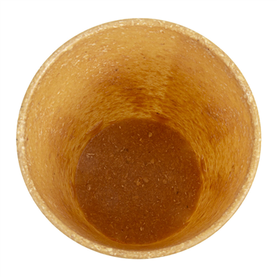 VERRES + COUVERCLES RÉUTILISABLES 'RE-USE IT' 480 ML Ø9,2/6,5 x13,7 CM NATUREL BIOCOMPOSITE (4 UNITÉ) – Image 5