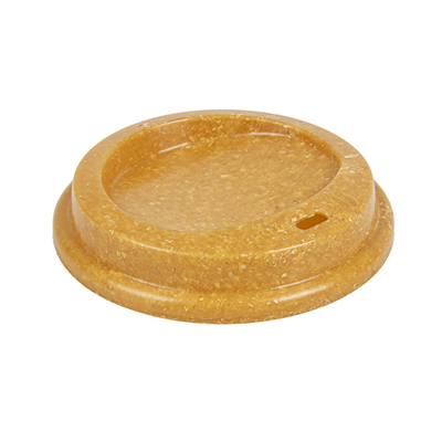 VERRES + COUVERCLES RÉUTILISABLES 'RE-USE IT' 480 ML Ø9,2/6,5 x13,7 CM NATUREL BIOCOMPOSITE (4 UNITÉ) – Image 6