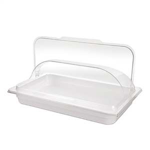 COUPOLE 1/1 GN  53,5x33,8x14 CM TRANSPARENT SAN (1 UNITÉ)