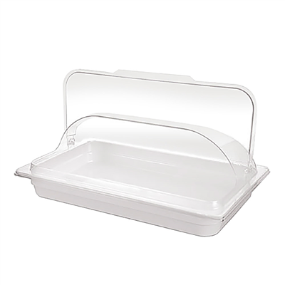 COUPOLE 1/1 GN  53,5x33,8x14 CM TRANSPARENT SAN (1 UNITÉ)