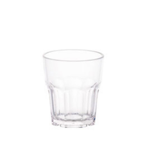 GOBELETS EMPILABLES 275 ML Ø 8,3/6x8,4 CM TRANSPARENT SAN (36 UNITÉ)