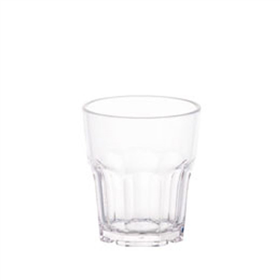 GOBELETS EMPILABLES 275 ML Ø 8,3/6x8,4 CM TRANSPARENT SAN (36 UNITÉ)
