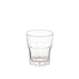 GOBELETS EMPILABLES 40 ML Ø 4,3/3,3x4,8 CM TRANSPARENT SAN (24 UNITÉ)