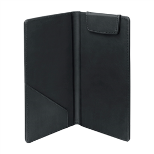 PORTE ADDITIONS AVEC COUVERCLE ET CLIP   22,8x21x0,4 CM NOIR POLYURÉTHANE (12 UNITÉ)