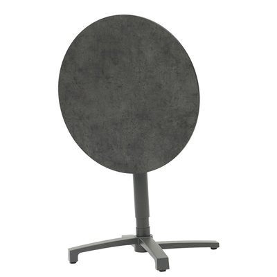 TABLE RÉGLABLE EN HAUTEUR 'SUPRA-TEK'  Ø70x72-107 (h)CM GRIS ALUMINIUM (1 UNITÉ) – Image 2