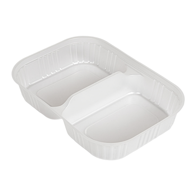 POTS À INSERTER AVEC 2 COMP.   17,3x12,3 CM TRANSPARENT PP (300 UNITÉ)