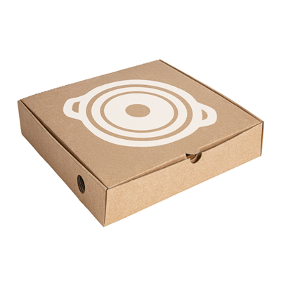 BOÎTES TRANSPORT RÉCIPIENTS ALIMENTAIRES 'THEPACK'  30x30x5 CM NATUREL CARTON MICROCANAL (100 UNITÉ)