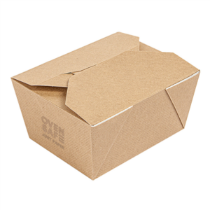BOÎTES AMÉRICAINES POUR CUISSON 'THEPACK' 780 ML 240 G/M2 11,3x9x6,3 CM NATUREL CARTON NANO-MICRO (500 UNITÉ)