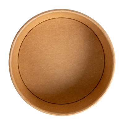 POTS SALADIERS  500 ML - 16,7 oz 300 + 18 PE G/M2 Ø15/12,8x4,5 CM NOIR KRAFT (300 UNITÉ) – Image 4