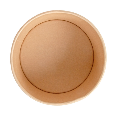 POTS SALADIERS  1000 ML - 33,3 oz 300 + 18 PE G/M2 Ø15/12,8x7,5 CM NOIR KRAFT (300 UNITÉ) – Image 4