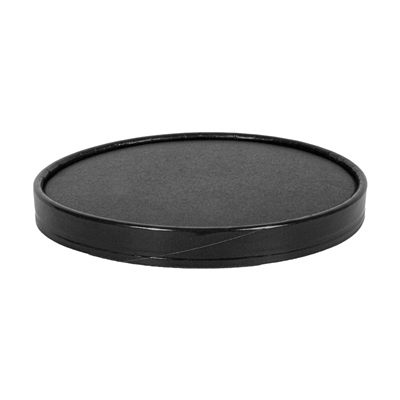 COUVERCLES POUR SALADIERS 280.72/73/74  260 + 18 PE G/M2 Ø 15 CM NOIR KRAFT (300 UNITÉ) – Image 2