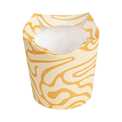 GOBELETS À GLACES "FLURRY"  330 ML 250 + 18 PE G/M2 Ø8,9/6,7x10,5 CM BLANC CARTON (1000 UNITÉ) – Image 4