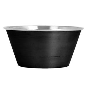 RAMEQUINS 'ARTINOX' 60 ML Ø 6,1x2,7 CM NOIR/ARGENTE INOX (12 UNITÉ)