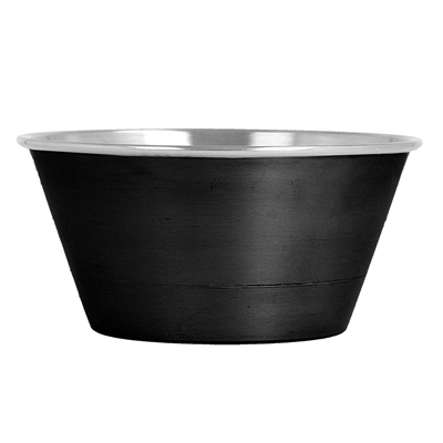 RAMEQUINS 'ARTINOX' 60 ML Ø 6,1x2,7 CM NOIR/ARGENTE INOX (12 UNITÉ)