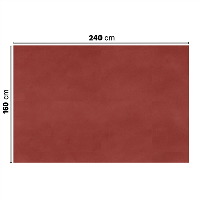 SETS DE TABLE PLIAGE M SPUNBOND  60 G/M2 160 x 240 CM BORDEAUX PP (40 UNITÉ) – Image 2