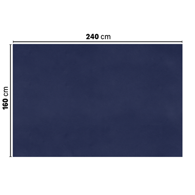 SETS DE TABLE PLIAGE M SPUNBOND 60 G/M2 160 x 240 CM BLEU MARINE PP (40 UNITÉ) – Image 2
