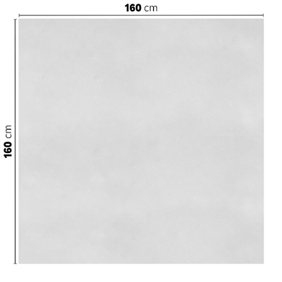 SETS DE TABLE PLIAGE M SPUNBOND 60 G/M2 160 x 160 CM BLANC PP (40 UNITÉ) – Image 2